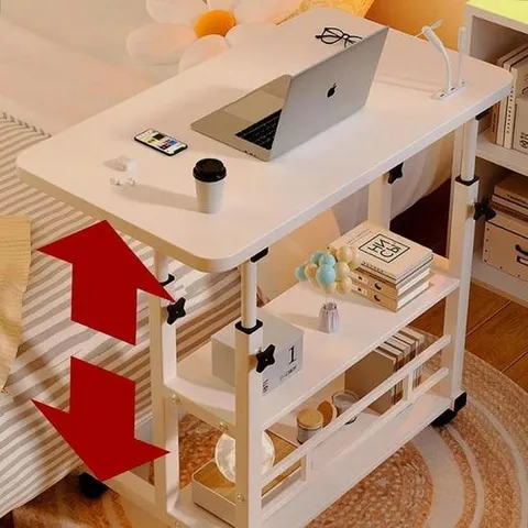 협탁 다용도 높이조절 이동식 사이드테이블 보조책상