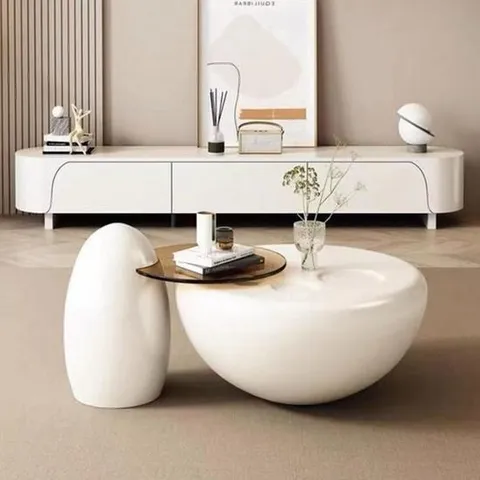 원룸 거실 인테리어 (82cm+55cm) 아파트 오피스텔 좌식테이블 21 티테이블 홈데코