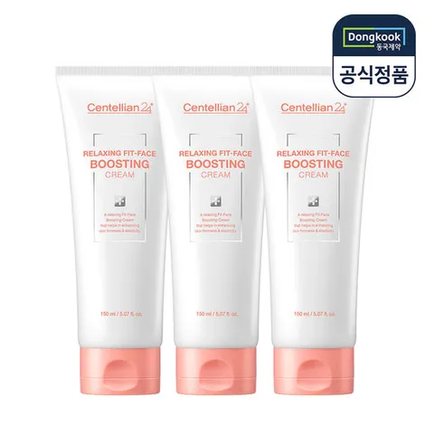 릴렉싱 핏페이스 부스팅 크림 150ml 3개 미백 주름개선 기능성 저자극 윤기 안색 탄력