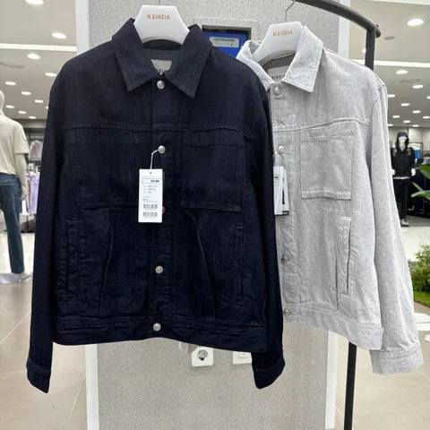 [지오지아 라이브]지오지아 남성 간절기 캐주얼 청자켓 ABE5DJ11