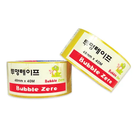 버블제로 OPP 박스테이프 투명 48mmx40M 포장 택배