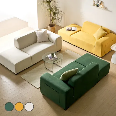 무디 아쿠아텍스 2인 4인용 패브릭 모듈 소파 DEEAN100 (착불)