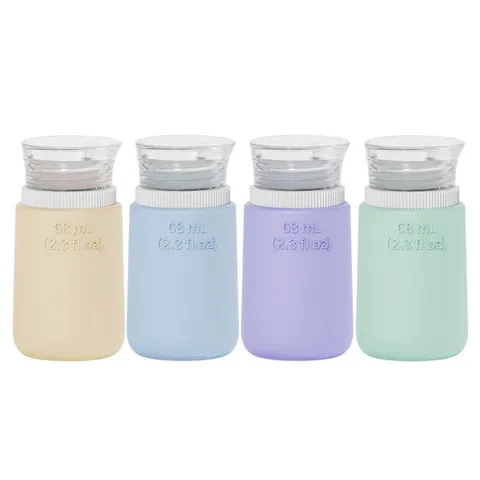 여행용 실리콘 공병 화장품 샴푸 용기68ml