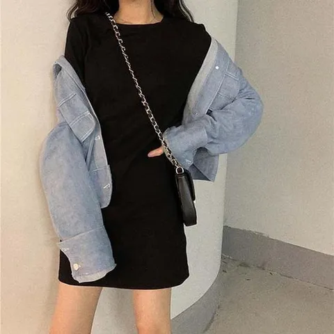 5컬러 파스텔 베이직 미니원피스 LKO410