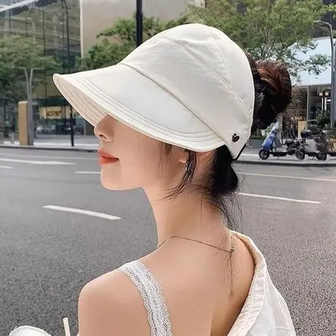 JU 자외선차단 캡보닛햇 썬캡 버킷햇 여성 모자 선캡 마스크걸이 여름 바캉스 캡