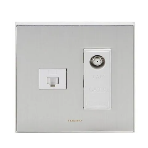 전화통신(AL 아트2) 2개용 복합 8P+CATV1방(화이트)