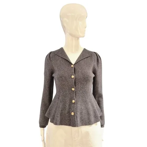 [ 롯데백화점 ][에이비에프지]브이넥 프릴 니트 ADZ1HY45B