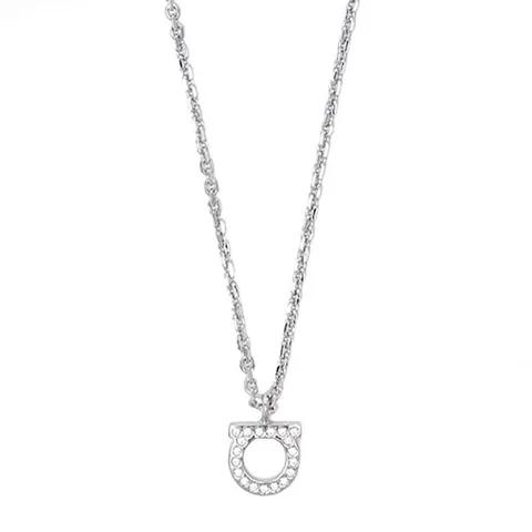 (명품) 페라가모 간치니 목걸이 76 0131 SILV