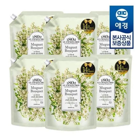 [르샤트라]  르샤트라1802 뮤게부케 리필 1.6L 6개