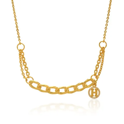 [골드모아] 여자 순금 목걸이 18.75g [H참 멀티체인 할로우]