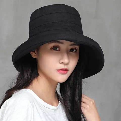 와이드챙 버킷햇 모자 여행모자 벙거지모자