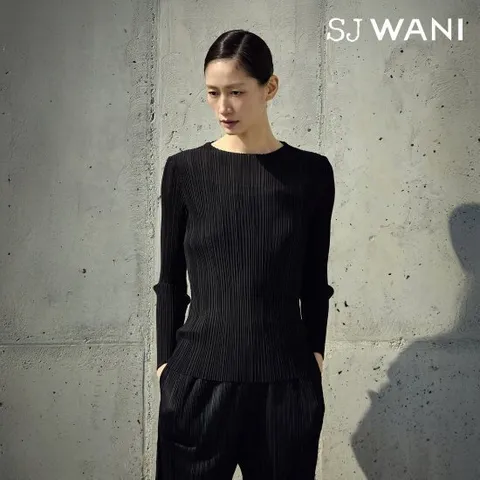 SJ와니 플리츠 시어블라우스 1종