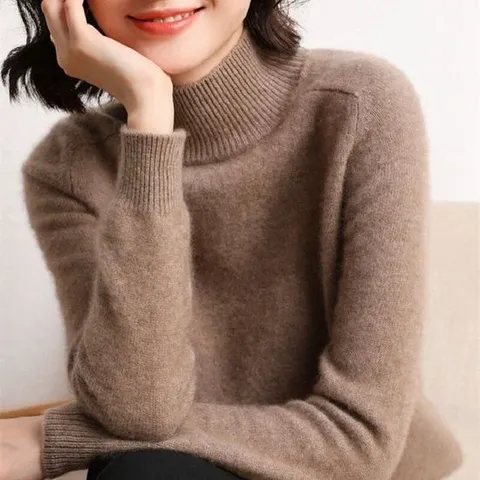 *특가_바로발송*[랄라모션] 라운드 하이넥 니트폴라(llm0535)_반품불가