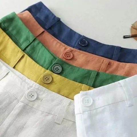 여성 여름 반바지 7컬러 뒷밴딩 마반바지 린넨 팬츠