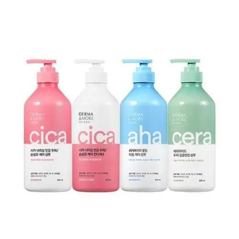 JU 애경 더마앤모어 두피 샴푸 컨디셔너 비듬케어 딥클렌징