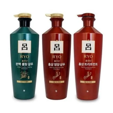 려 홍진단 홍삼 편백 샴푸 트리트먼트 영양 모근강화 두피진정