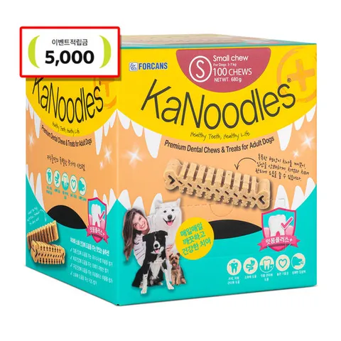 [5000원 적립금] 포켄스 카누들 잇몸플러스 덴탈껌 S100p / M53p / L32p / XL20p