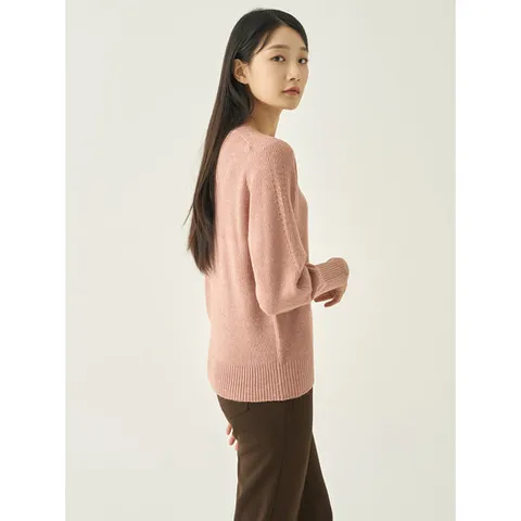 [지센] 여성 [피어로즈] 스팽글 메탈릭 라운드 풀오버 LFKTNA19_PK