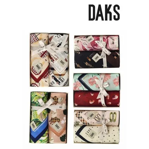 [ 롯데백화점 ][닥스(손수건)]여자 손수건 2매 세트 5종 택 1 PC2510