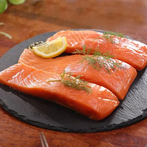 [오션킹] 프리미엄 연어회 250g*4팩+해동지4장