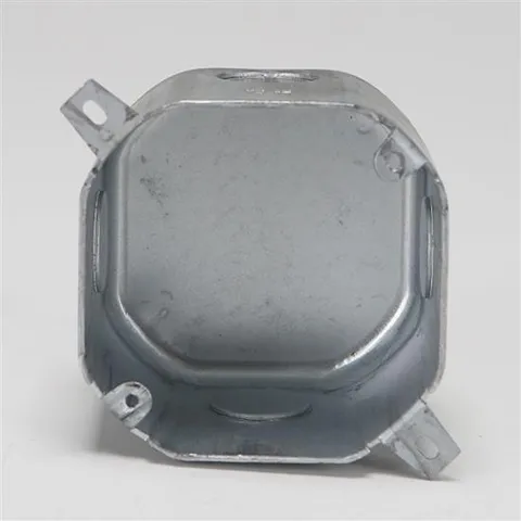 현대배관 철 매입BOX 팔각 75MM 데크용 낱개판매