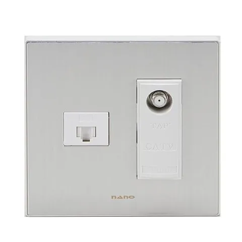 전화통신(AL 아트2) 2개용 복합 8P+CATV1방(화이트)