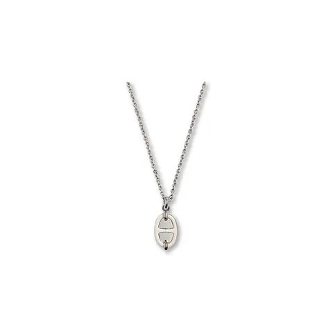 [라운지엘] 에르메스 Mini Maillon 펜던트 네크리스 크림 H100053FPD3