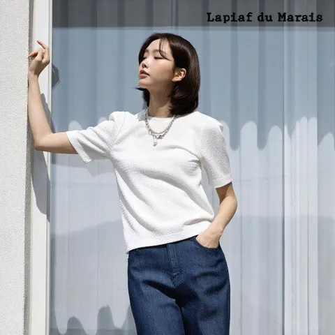 라삐아프  크레이프 볼륨 플리츠 블라우스 3종 [런칭 가격 79,900원]