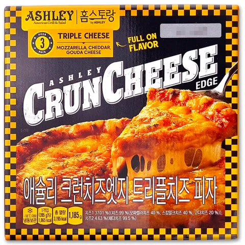 코스트코 애슐리 크런치즈엣지 트리플치즈 피자 1185g