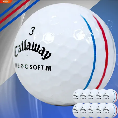 캘러웨이 ERC 트리플트랙 3피스 로스트볼(10알)
