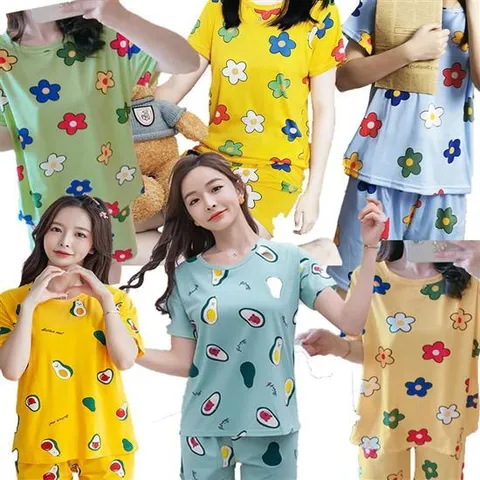 상하복 잠옷 반팔 홈웨어 데일리 수면 파자마 여름 패션 실내복