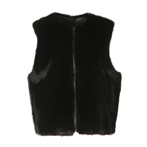 [ 롯데백화점 ][엠씨]통밍크조끼M44F055