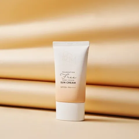 [비오엠] 파데프리 톤 커버 선크림 50ml (SPF50+ pa++++)