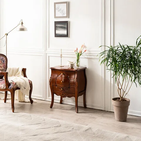 [더리체] 리베카 엔틱 3단 서랍장