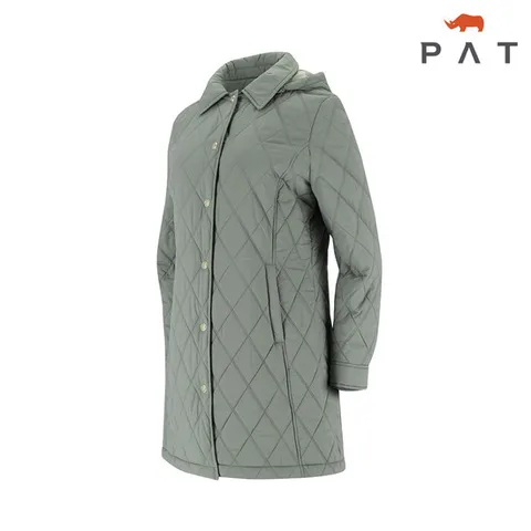 [PAT 여성][2024년 신상] 중기장 후드 패딩 점퍼_1K81303