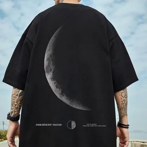 반팔티셔츠 남성 패션 반팔티 프린팅 오버핏 박시티 반팔 티셔츠