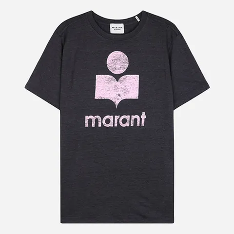 [이자벨마랑]TS0001FB A1N10E FNLI 즈웰 로고 린넨 반팔 티셔츠