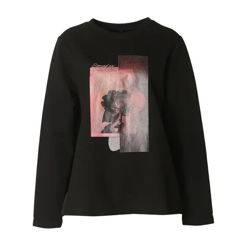 [ 롯데백화점 ][엠씨]프린트기모라운드티셔츠C44T016