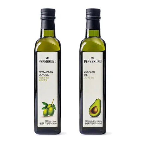 페페브루노 엑스트라버진 올리브 오일 250ml x1병 +아보카도 오일 250ml x1병