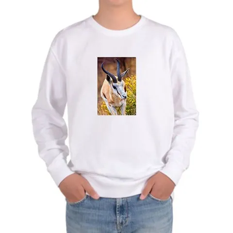 맨투맨 염소 산양 영양 뿔 동물 프린트티셔츠