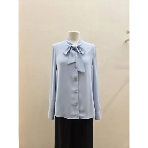 [ 롯데백화점 ]숲  (SB3LS91) 리본타이 V넥 쉬폰 블라우스