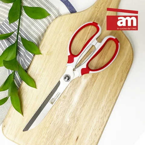 am 티타늄 고성능 고급 주방가위 절삭력 삼겹살 다용도 만능 캠핑