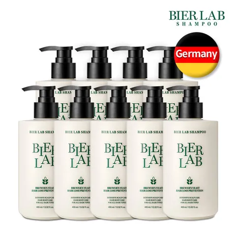 비어랩 독일 맥주효모 탈모샴푸 400ml 9통