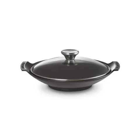 [ 현대백화점 ][르크루제]유리 뚜껑 미니웍23cm-매트블랙