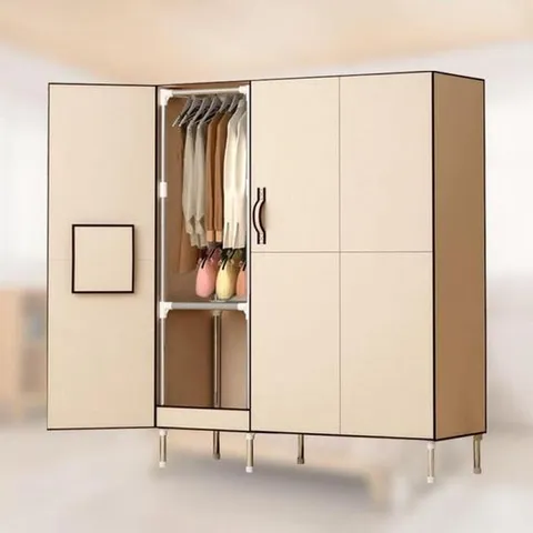 조립식 여닫이 원룸 비키니옷장 DIY 자취 옷걸이행거