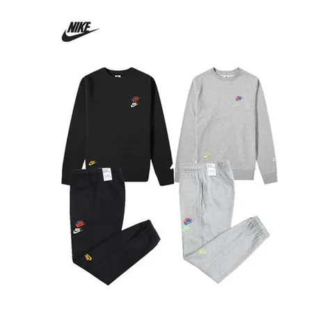 [나이키](SET) 멀티스우시 에센셜 맨투맨+조거팬츠 세트