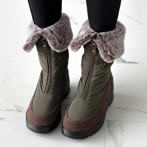 할리샵 (1213X5) [토끼털/안감기모] 옷태 사는 미들부츠 5cm[택가격76,900]