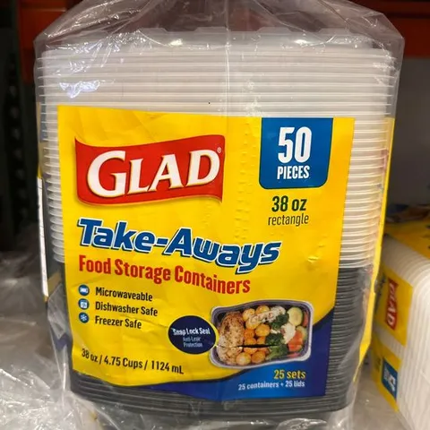 플라스틱용기 글래드 밀폐용기 1.1L 25세트