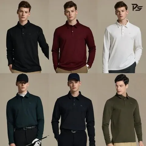 [2장세트/무료배송] 남성 메커니컬 기모카라티셔츠 컬러6종 팜스프링스