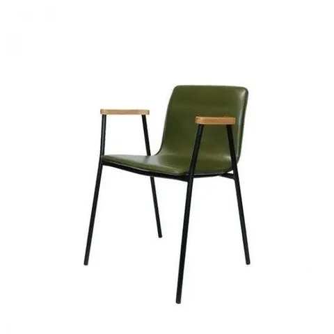 3colors 팔걸이 체어 PU CZ5153 스틸